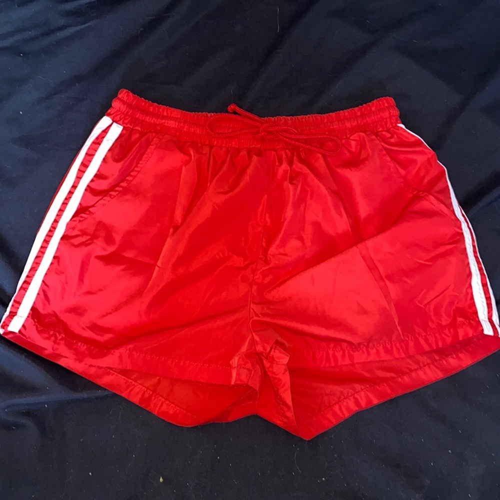 red running shorts